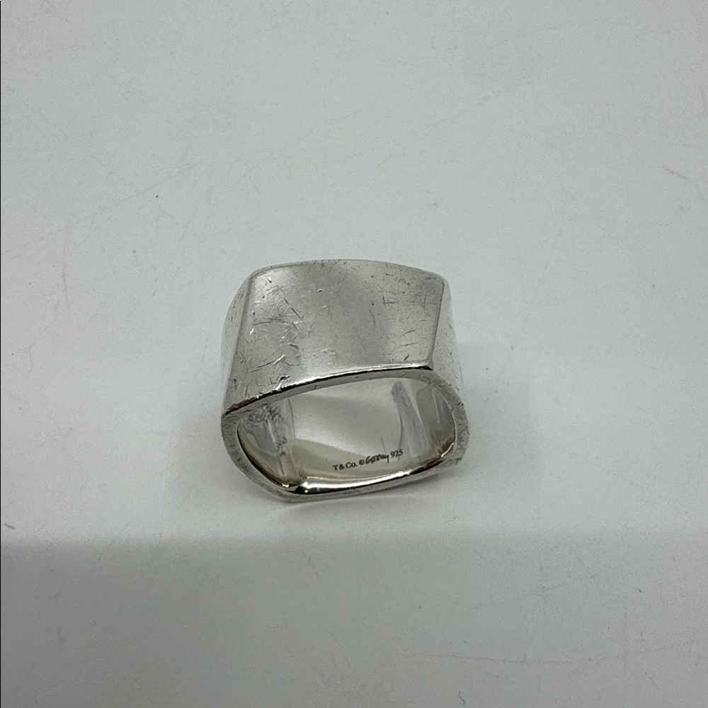 Tiffany Frank Gehry Torque square ring. - Picture 5 of 6